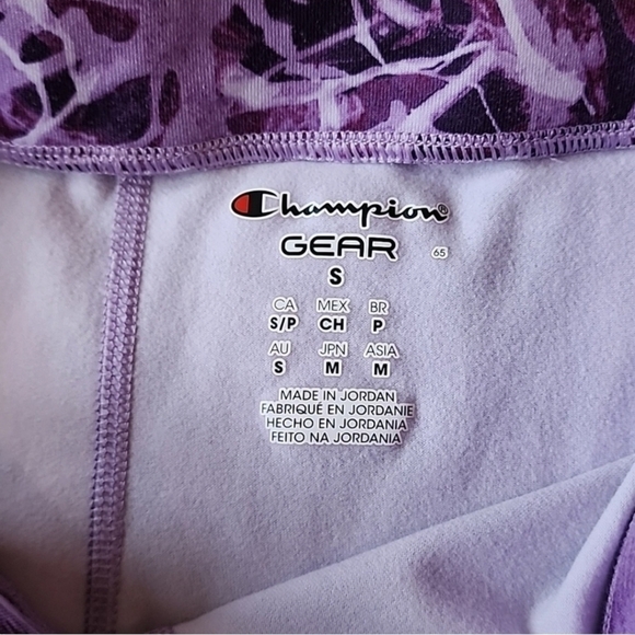 3/$15 Champion Duofold WARMCTL Athletic Leggings Purple - Small - Picture 6 of 7